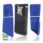 console case cover replacement plate shell for ps5 slim disc blue 03