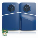 console case cover replacement plate shell for ps5 slim disc blue 05