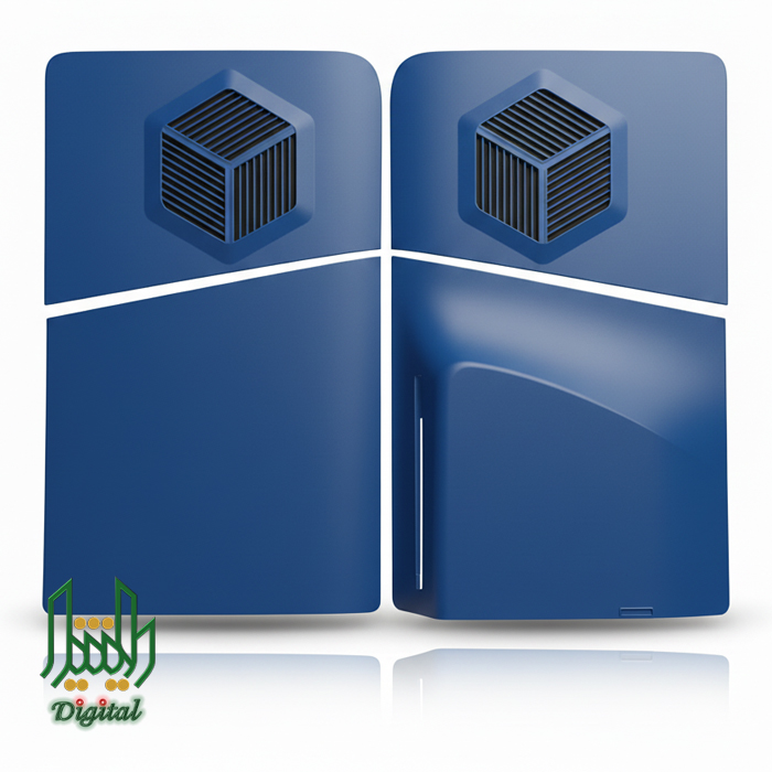 console case cover replacement plate shell for ps5 slim disc blue 05 console case cover replacement plate shell for ps5 slim disc blue 05