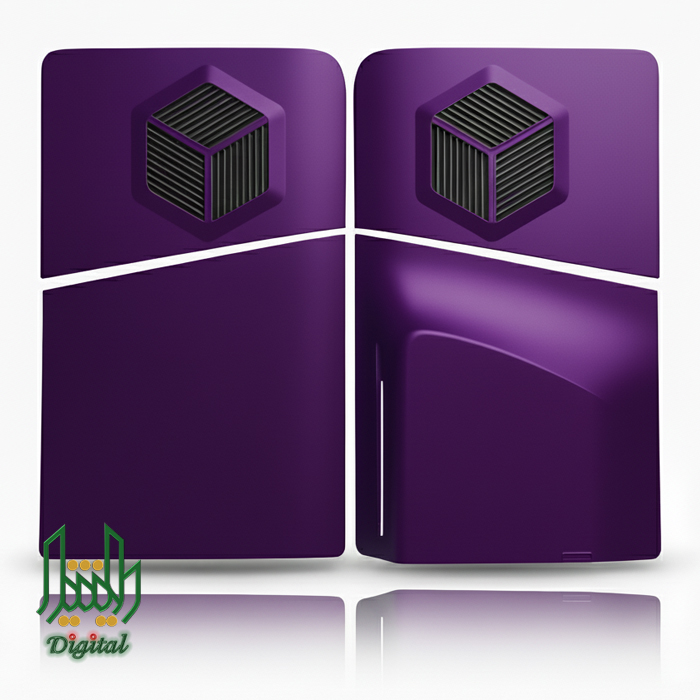 console case cover replacement plate shell for ps5 slim disc purple 04