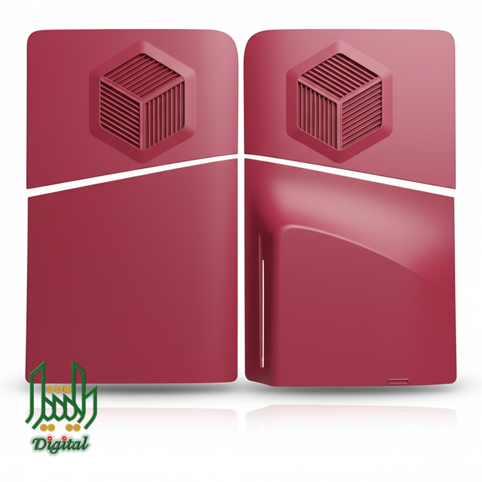 console case cover replacement plate shell for ps5 slim disc red 04