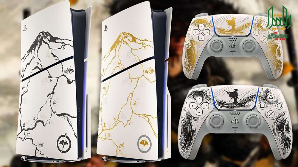 dualsense wireless controller ghost of yotei limited edition text 02