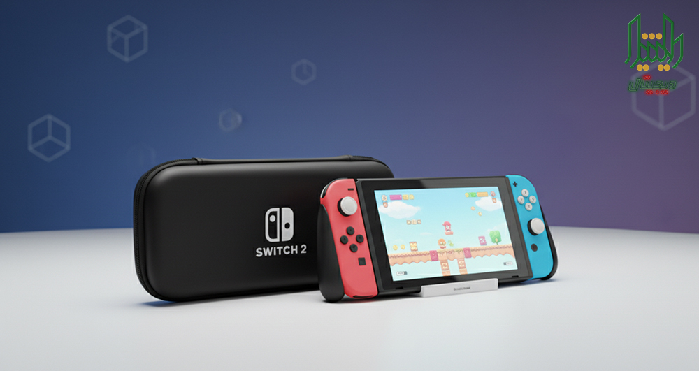 nintendo switch 2 carrying case black compelete text 01