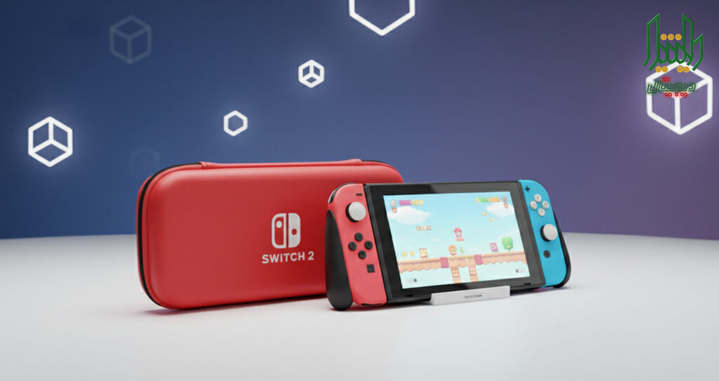 nintendo switch 2 carrying case red compelete text 02