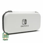 nintendo switch 2 carrying case white with glass and protector 01
