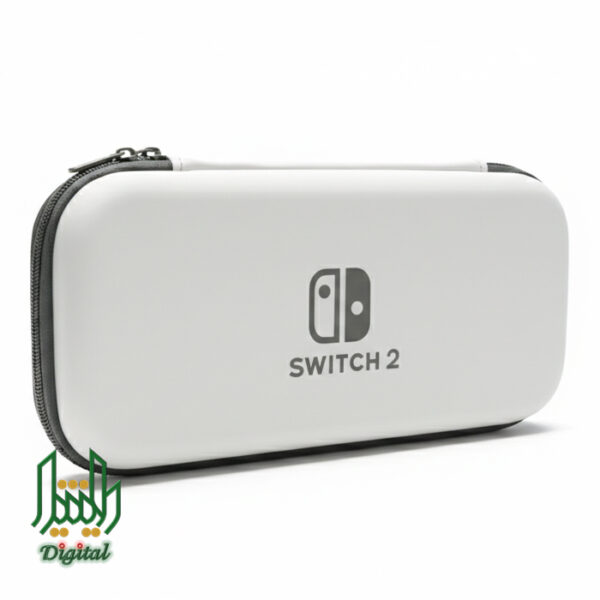 nintendo switch 2 carrying case white with glass and protector 01